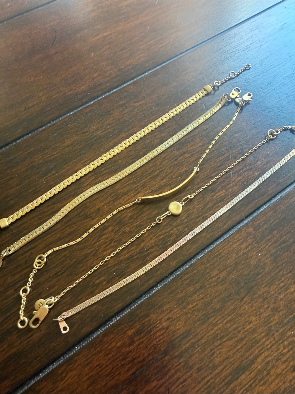 Madewell Gold-Tone Layered Bracelet Set